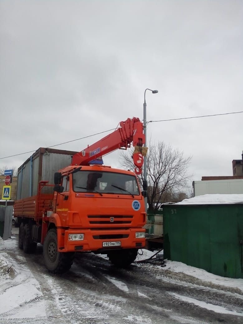 Камаз Вездеход манипулятор КМУ 7 тонн в аренду в Рязани круглосуточно по  низкой цене